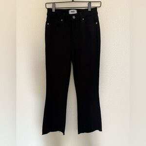 PAIGE Jeans The Rory Crop Flare Black
